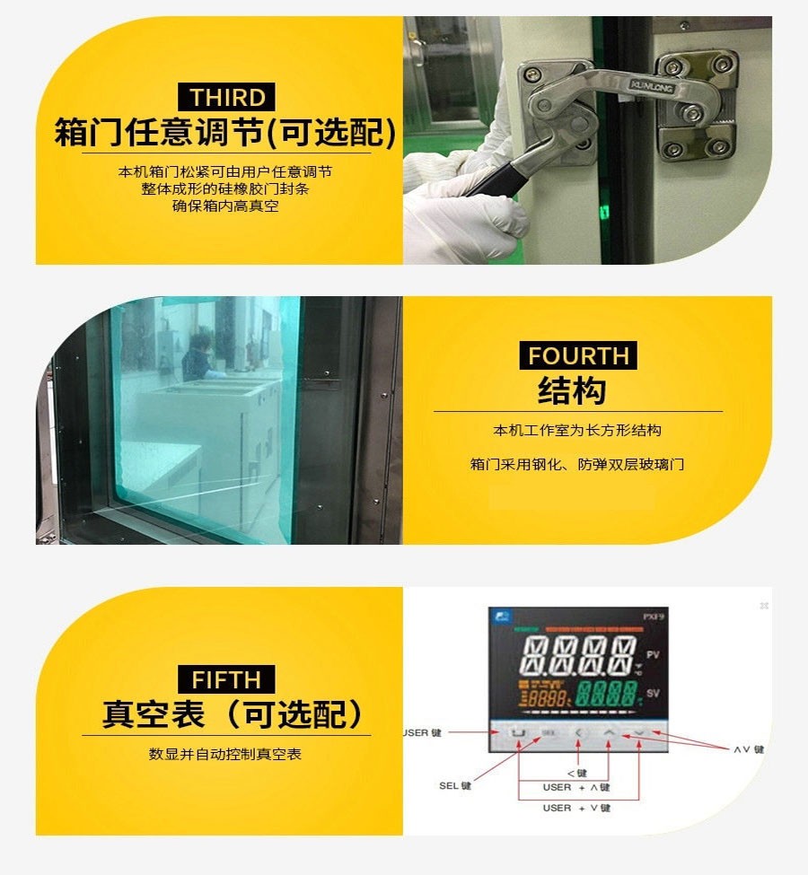 全自動帶鼓風真空幹燥箱（含冷卻循環系統） HSFBZK1500L